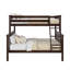 Lit superposé simple au-dessus de double en bois massif Aileana-362215873
