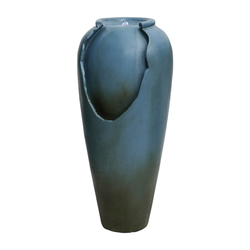 Hookstown Weather Resistant Floor Fountain with Light