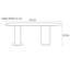 Modern light luxury simple oval dining table-106446242
