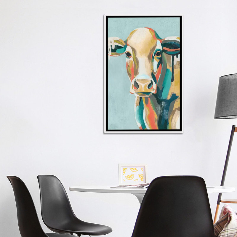 « couleur vaches i » par grace-pop, reproduction d’art, Toile blanche encadrée, H 48 po x l 32 po x P 1,5 po