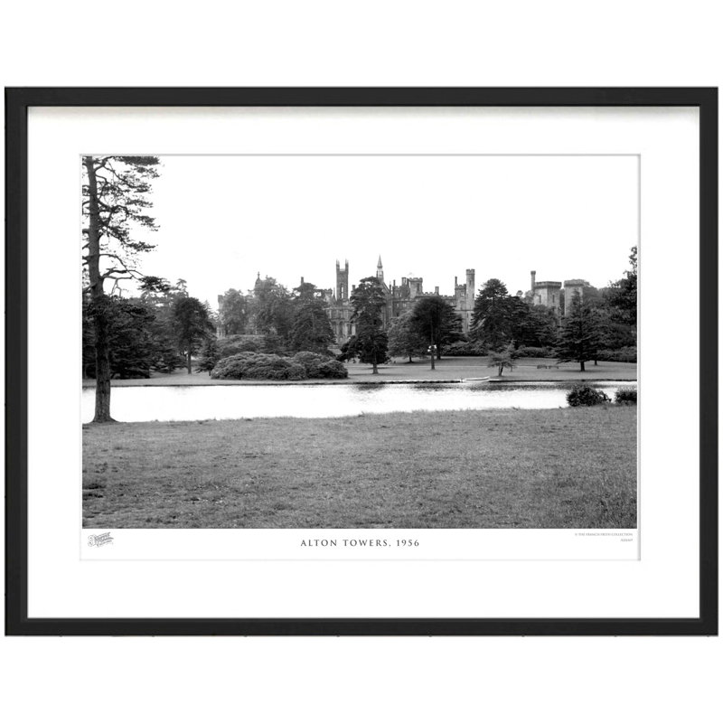 Alton Towers, 1956 - Single Picture Frame Print, 28cm H x 36cm W x 2.3cm D