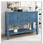 Console de rangement rétro avec quatre petits tiroirs et une tablette inférieure-1537612653