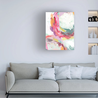 Modern & Contemporary Radiant Festival I On Canvas Print