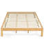 Structure de lit plateforme en bois massif de 12 pouces, structure de lit en bois sans sommier-548892372-548892394