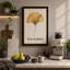 Gilded Ginkgo Leaf Botanical - Wrapped Canvas-1064043982-1064043981