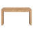 Console Table With Fluted Drawer Front, Entryway Table With Curved Corners & Thick Legs, Sturdy Sofa Table-1816349770