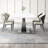 Modern Sintered Stone Dining Table for 6-8 with Pedestal Base, Pre-Assembly-1624969245-1624969237-1624969241