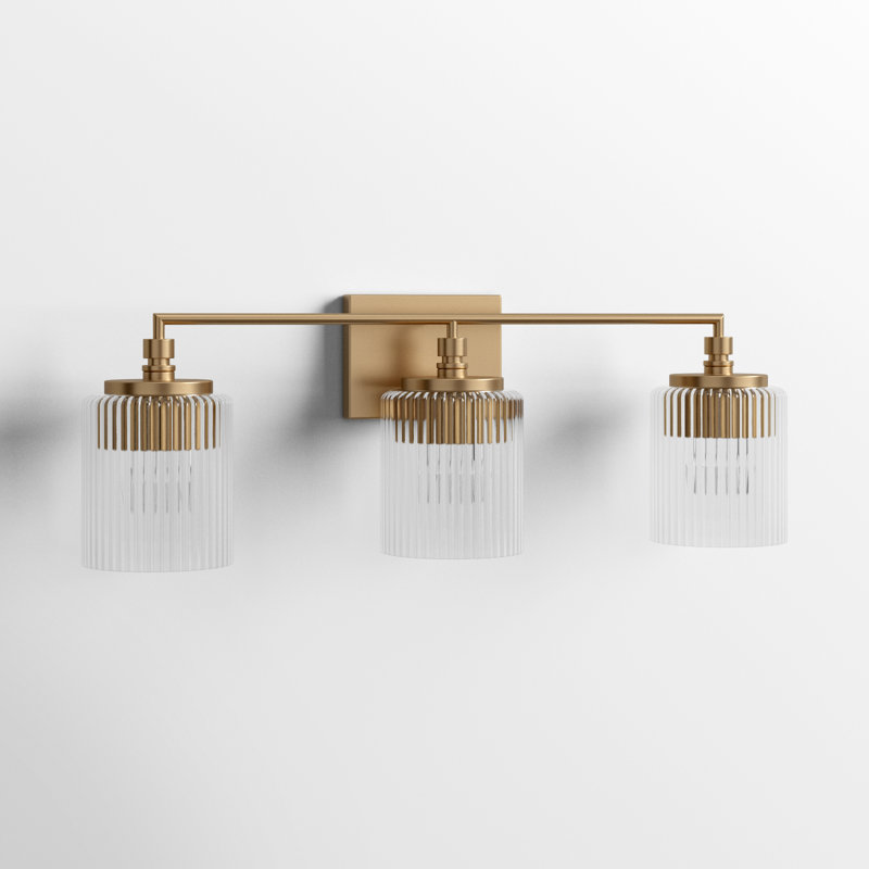 Adalina 3 - Light Dimmable Vanity Light, Satin Brass