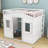 Ascutney Full Size House Loft Bed with Windows by Harper Orchard-1063726252