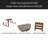High-Quality Acacia Wood Outdoor Table And Chair Set, Suitable For Patio, Balcony, Backyard-1126914046
