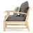 Paulet Acacia Outdoor Lounge Chair , Sunbrella® Cushions Included-1100410855