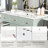 Zorindale 36" Green Bathroom Vanity, Ceramic Top, Solid Wood Frame-1507344127