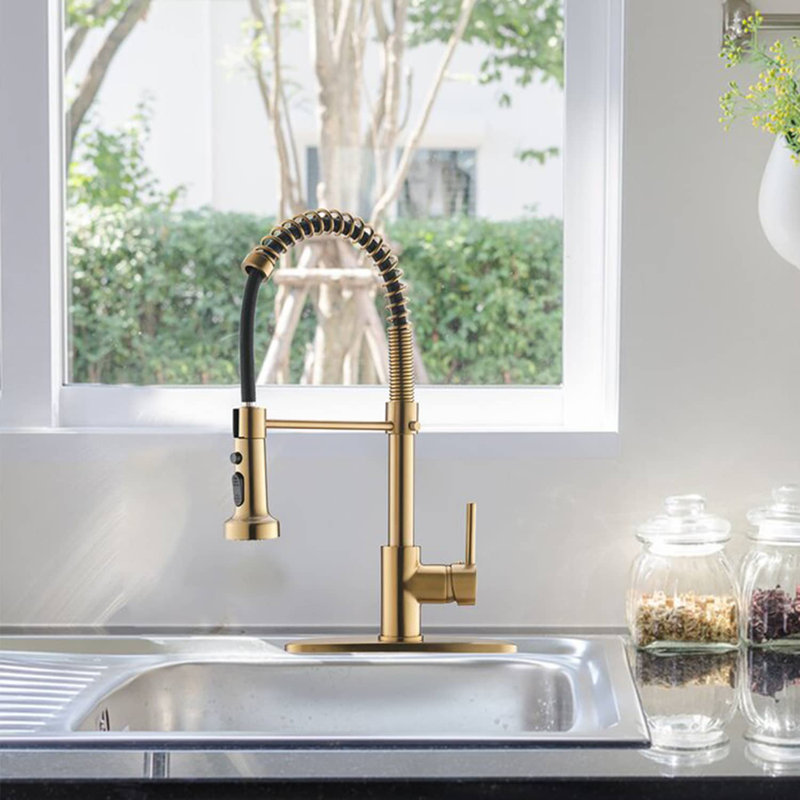 URENTO Kitchen Faucet, Gold