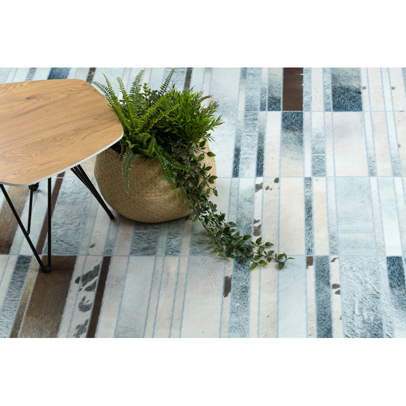 Woen Patchwork Area Rug, Rectangle 120 x 170cm