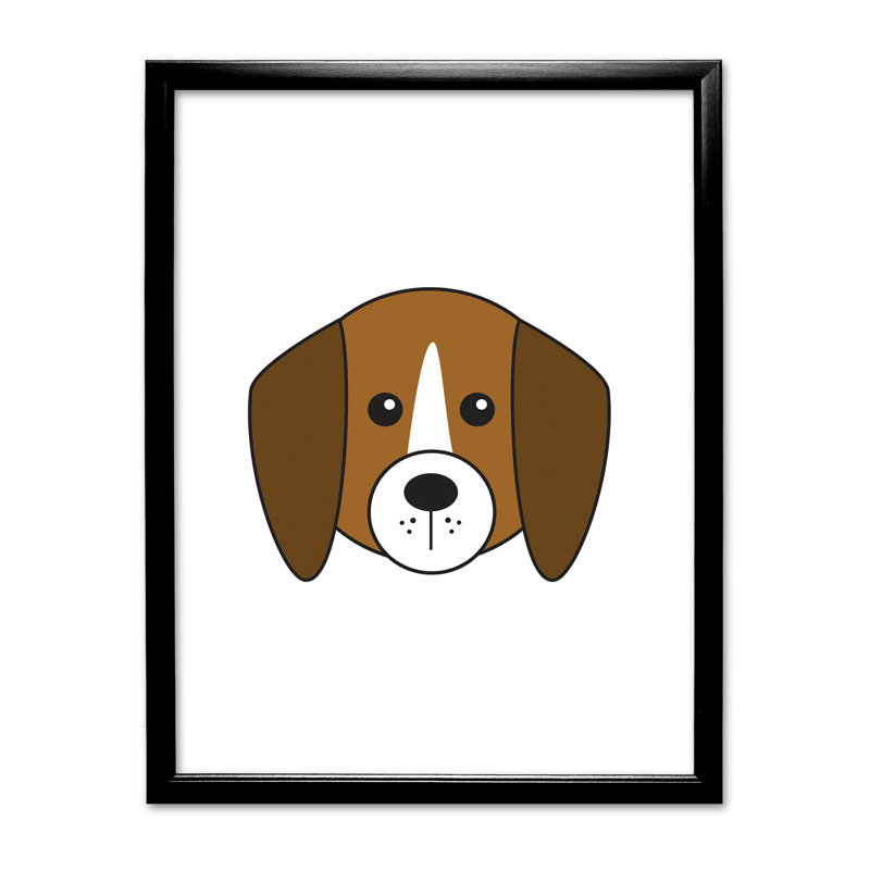 Single Picture Frame Print, Black