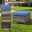 Ensemble de 2 repose-pieds en rotin avec coussins amovibles en osier pour patio-2145596456-2143425279