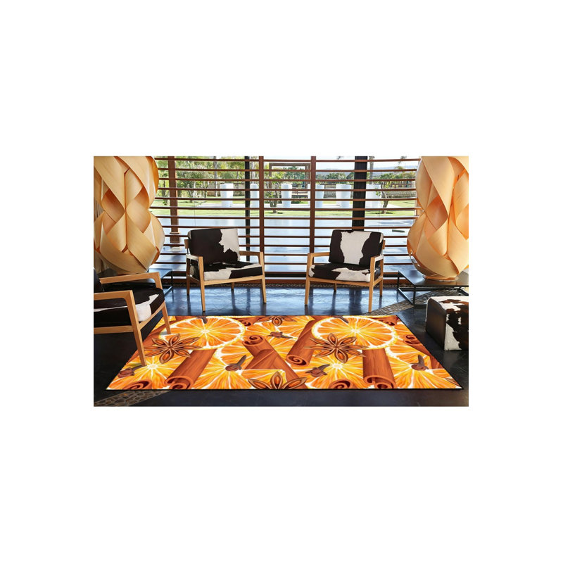 Tapis tissé à motifs, Tapis de couloir 3 pi 3 po x 6 pi 7 po inclus