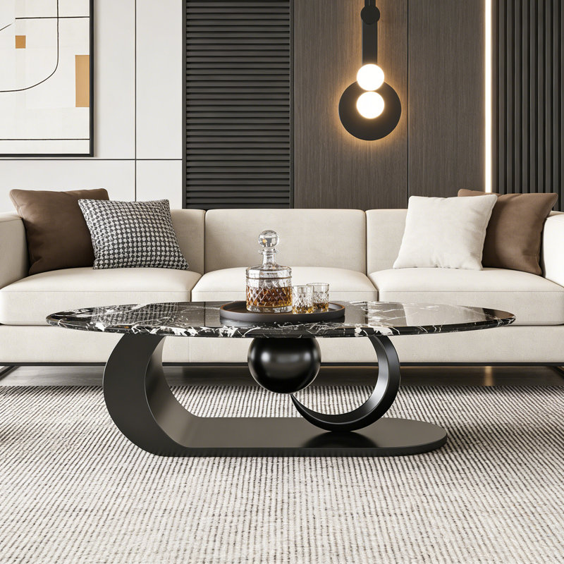 Tejada, H 15,7 po x L 55,1 po x l 27,6 po, Blanc/Noir