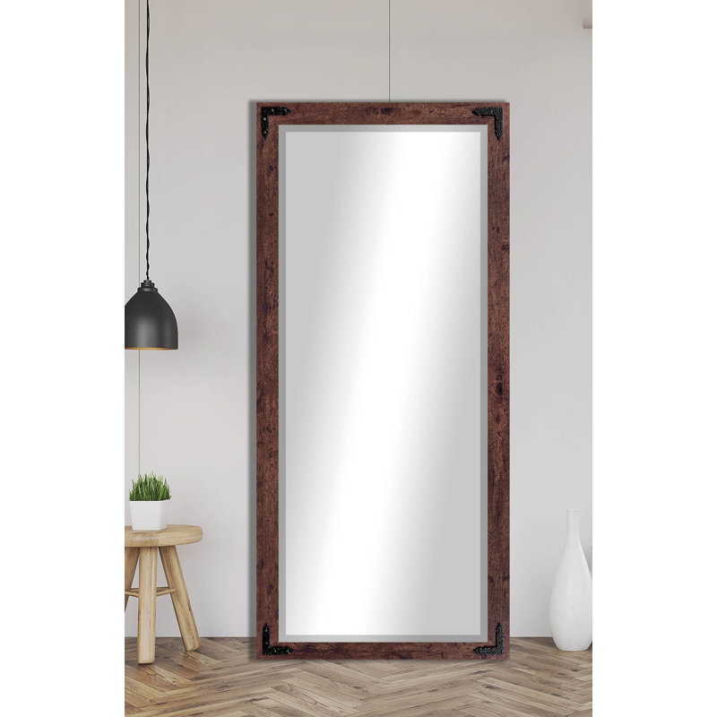 Miroir de salle de bain biseauté, H 71 po x l 31 po, Bois