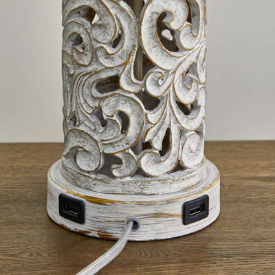 Ronks Resin USB Table Lamp