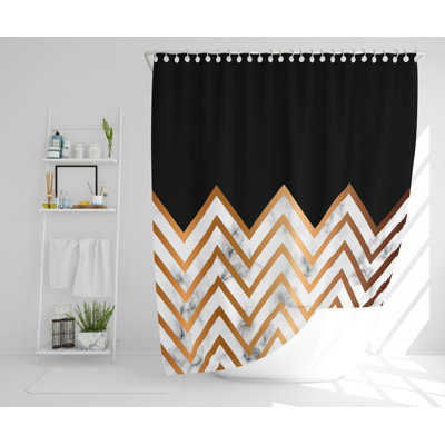 Knute Polyester Shower Curtain