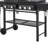 All-In-One Propane Gas Grill With Grilling & Griddling Functions, 745 Sq.Inch Cooking Space, 5 Burners, 56000 BTU Propane Grill,  Heavy-Duty Stand For Backyard Barbecue & Outdoor Cooking