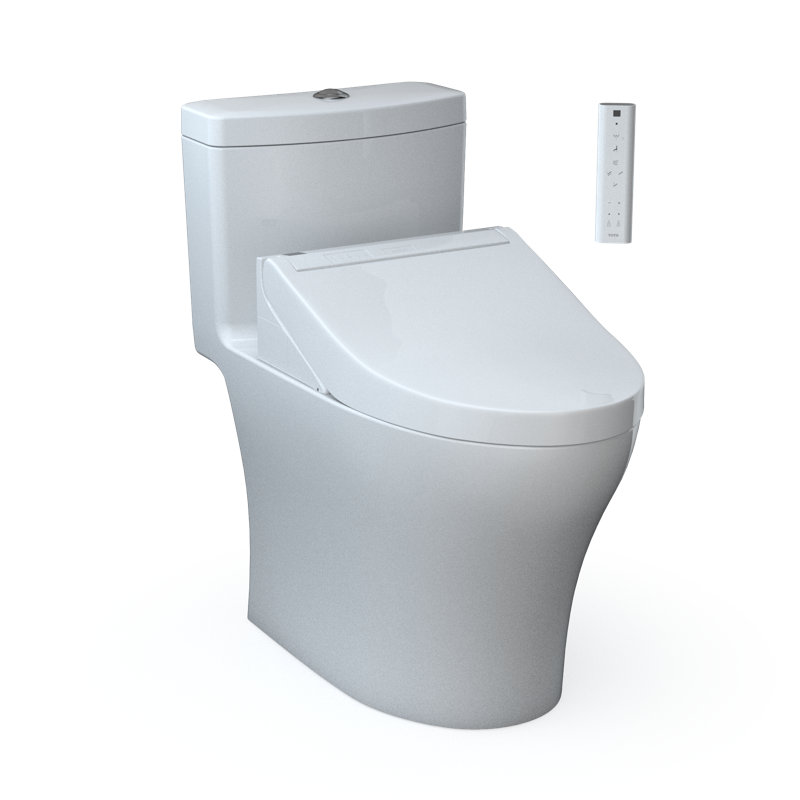 Aquia® Dual-Flush Elongated One-Piece Toilet with Tornado Flush (Seat Included)
