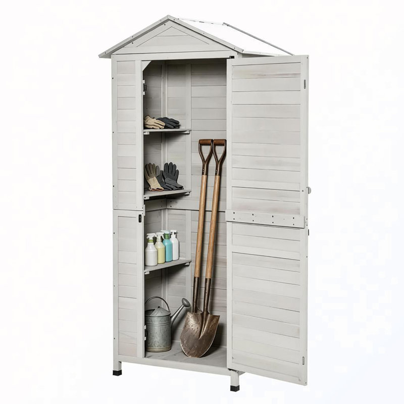 Abri de jardin avec toit en pente