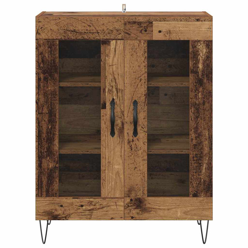  Sideboard Artisan Oak 69.5 X 34 X 90 Cm Engineered Wood, Old Wood