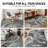 Farmerville Abstract Blue/Gray/Ivory Shag Area Rug-803599479