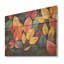 «Abstract Leaves Wildage Collage», art mural sur bois de pin naturel-168251603