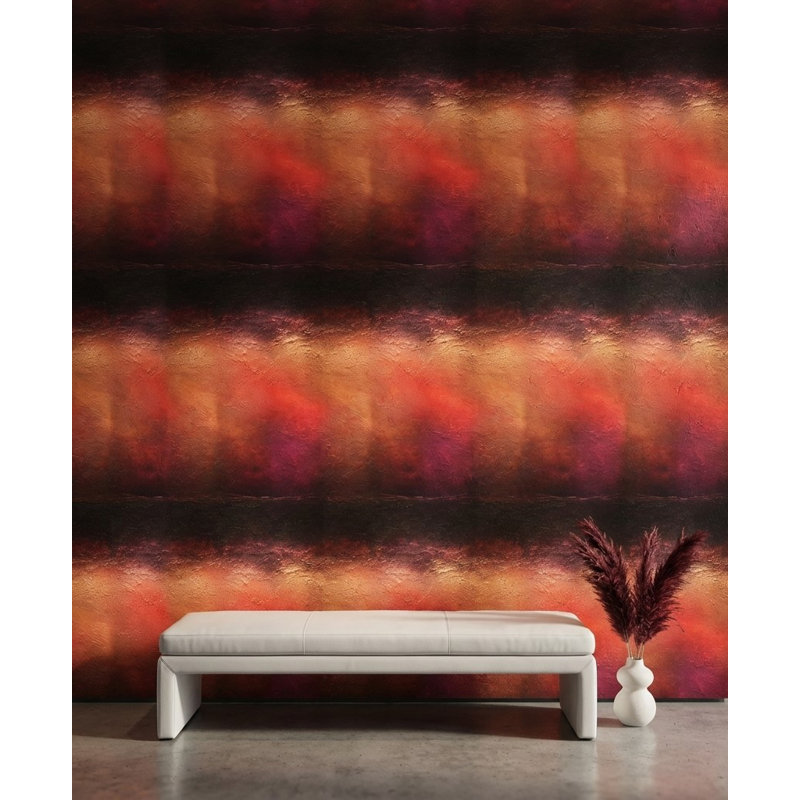 Papier peint texturé Fiery Mural Elegant Wall Decor