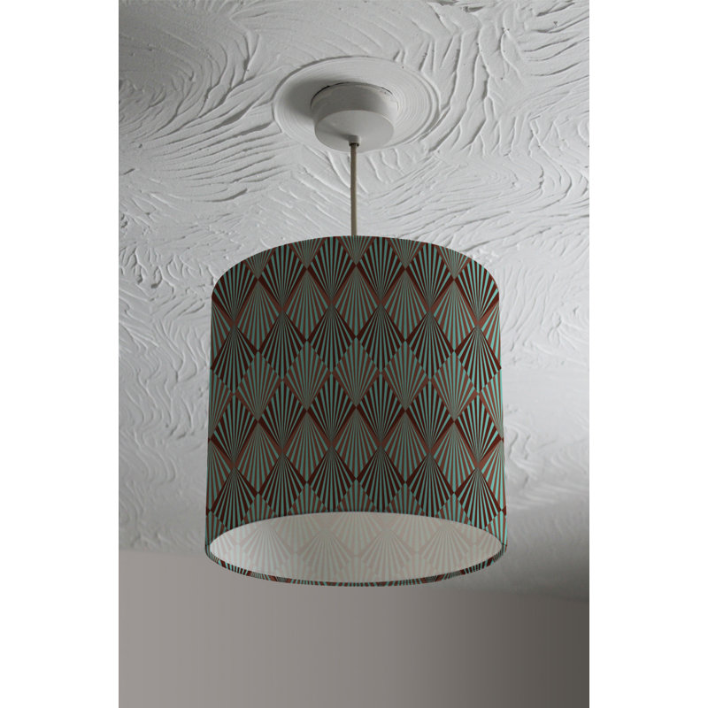 Cotton Drum Lamp Shade ( Uno ), 22cm H x 25cm W x 25cm D