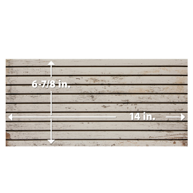 Retro Strata 6-7/8 In. X 14 In. Porcelain Floor And Wall Tile