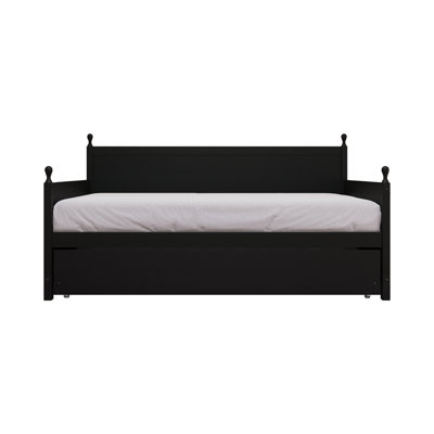 Nyagoa Solid Wood Twin Size Daybed with Twin Size Trundle by Winston Porter