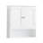 Bathroom Wall Cabinet With Door, Over Toilet Storage Cabinet With And Adjustable Shelves, 3-Tier Medicine Cabinet Wall Mounted, For Bathroom, Kitchen, Entryway, Laundry Room, White
