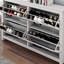 Limestone 4 Door Flip Down Shoe Storage-93266830