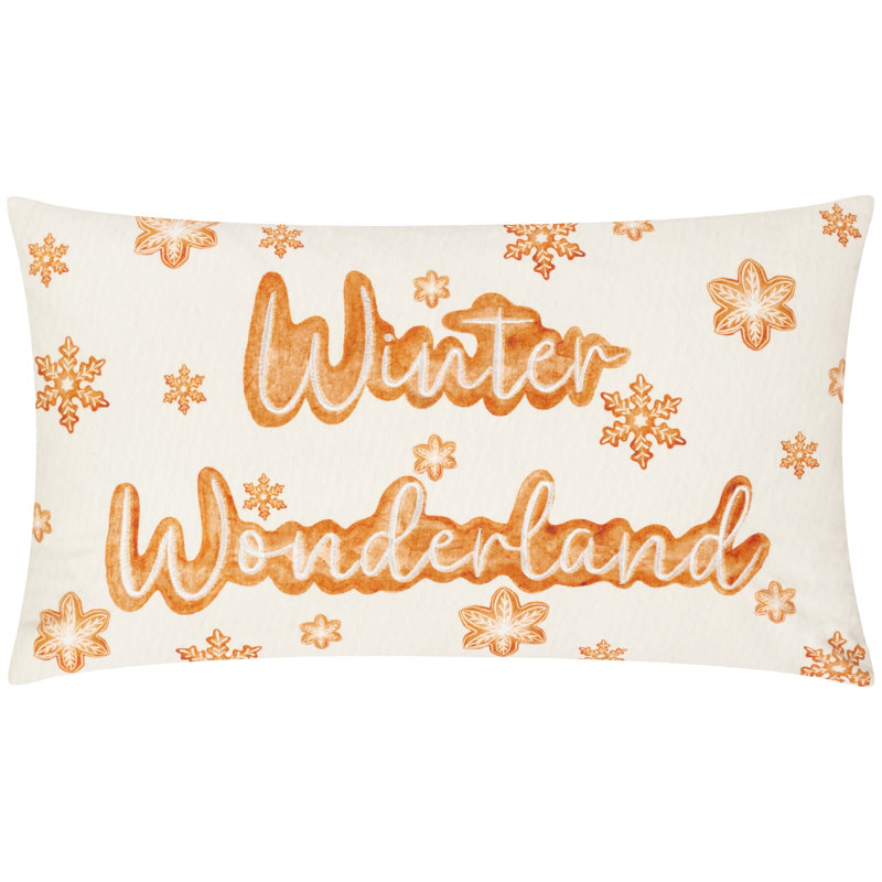 Gretel Winter Wonderland Abstract Rectangular Throw Cushion