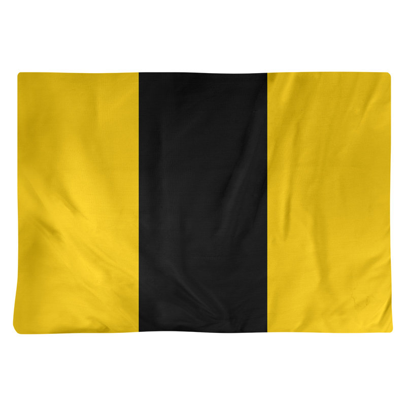 Récapitulatif de 18 po Iowa, Jaune / Noir moyen, Sergé de coton