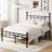 42” High Platform Bed Frame with Headboard, Contemporary Style, Minimalist, High Load Capacity, No Box Spring Needed, No Wobble-1046015552