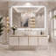 Miroir de salle de bain à DEL rétroéclairé sans cadre certifié Lunara UL-277096566