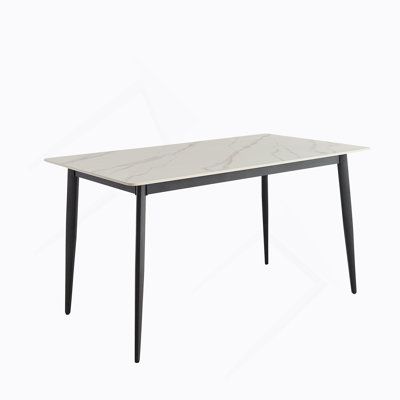 1 Piece Rectangular Dining Table without Chair