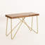 Console avec incrustation en laiton 46 * 16 * 30
