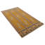 Rug & Kilim’S Scandinavian Style Striped Yellow And Black Wool Kilim Runner-1251425907