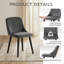 48.5cm H Upholstered Upholstered Back Side Chair-1021825178