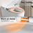 Smart Bidet Toilet Combo With Foot Sensor, Self-Cleaning, Heated Seat, Night Light, Auto/Soft Close Flush, And Remote Control