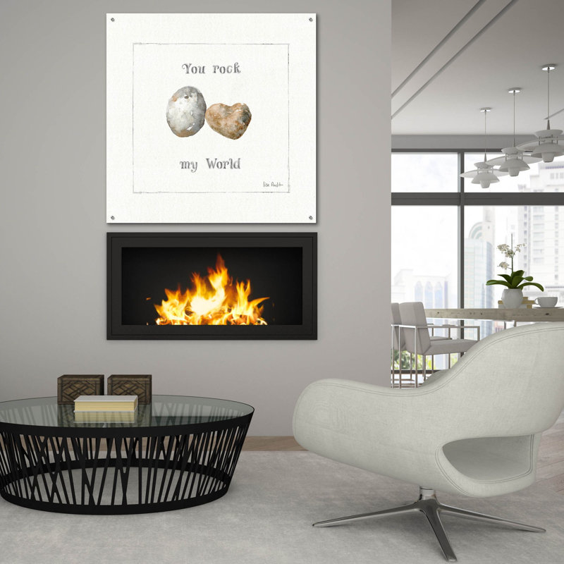 «Pebbles and Sandpipers V» par Lisa Audit, art mural en verre acrylique, H 36 po x l 36 po x P 0,2 po