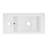 Voltaire Rectangular Ceramic Wall Hung Sink with Faucet Mount-118682192-101462132