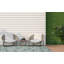 Tapis intérieur / extérieur vert / ivoire Kivett-721448787