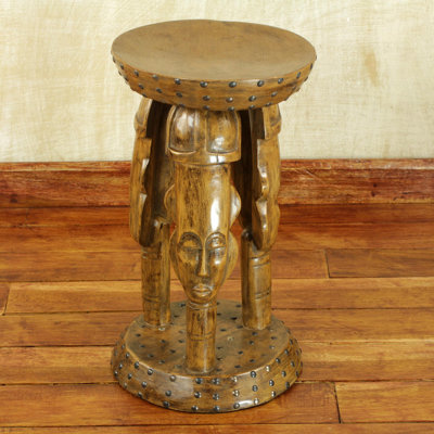 Solid Wood Accent Stool